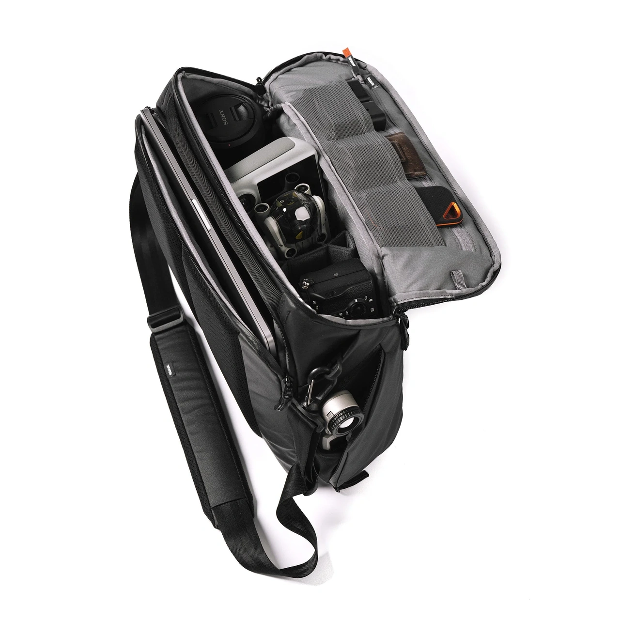 Nanuk N-PVD 15L Messenger Bag - Black