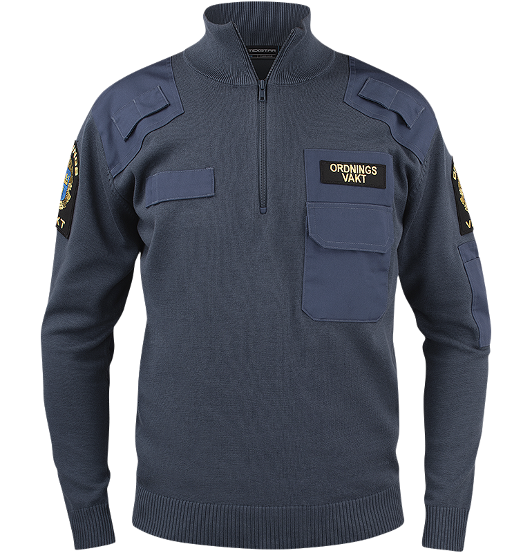Natotröja ½ zip Ordningsvakt 4XL