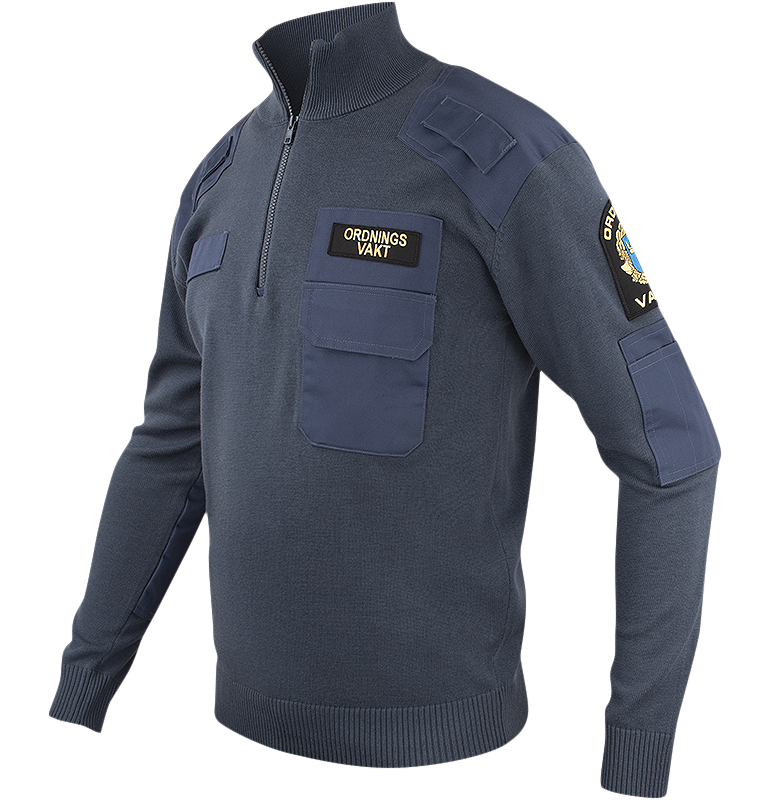 Natotröja ½ zip Ordningsvakt Medium
