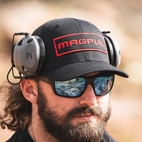 Wordmark Patch Trucker Black/Red