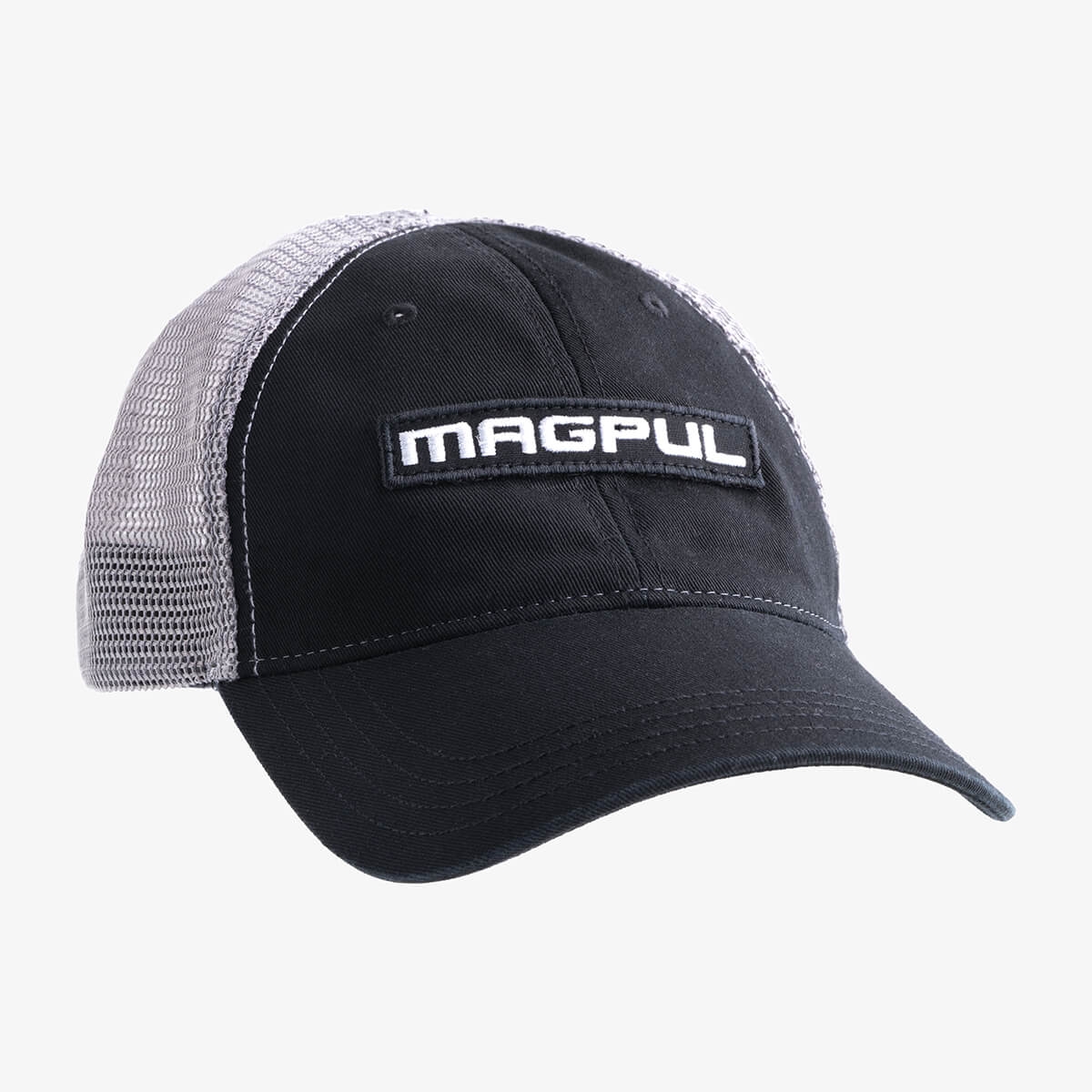 Wordmark Garment Washed Trucker Cap Black/Charcoal