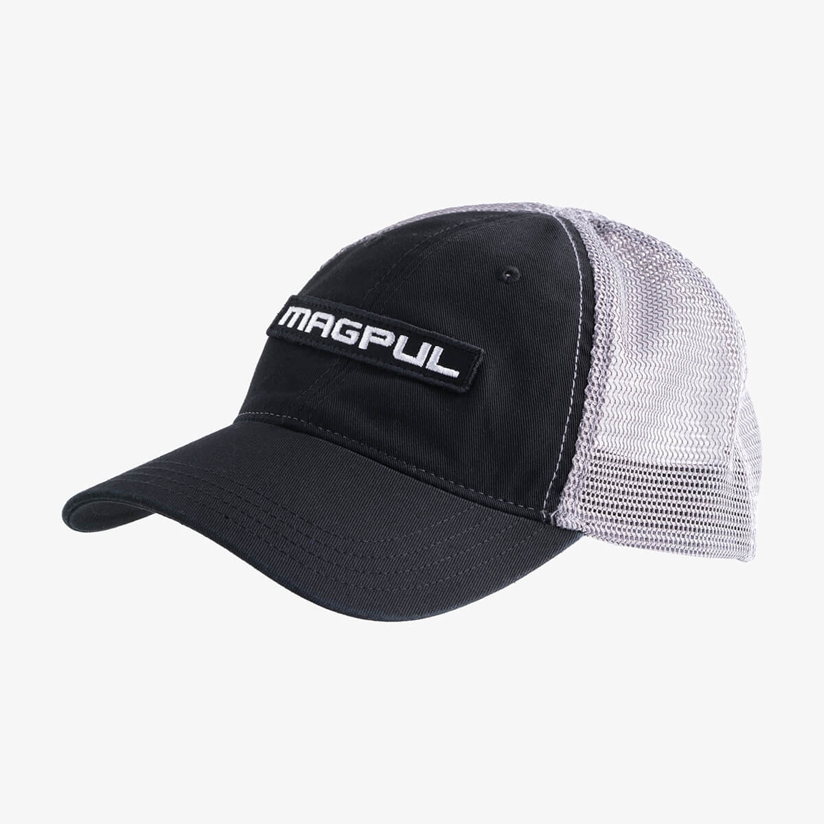 Wordmark Garment Washed Trucker Cap Black/Charcoal