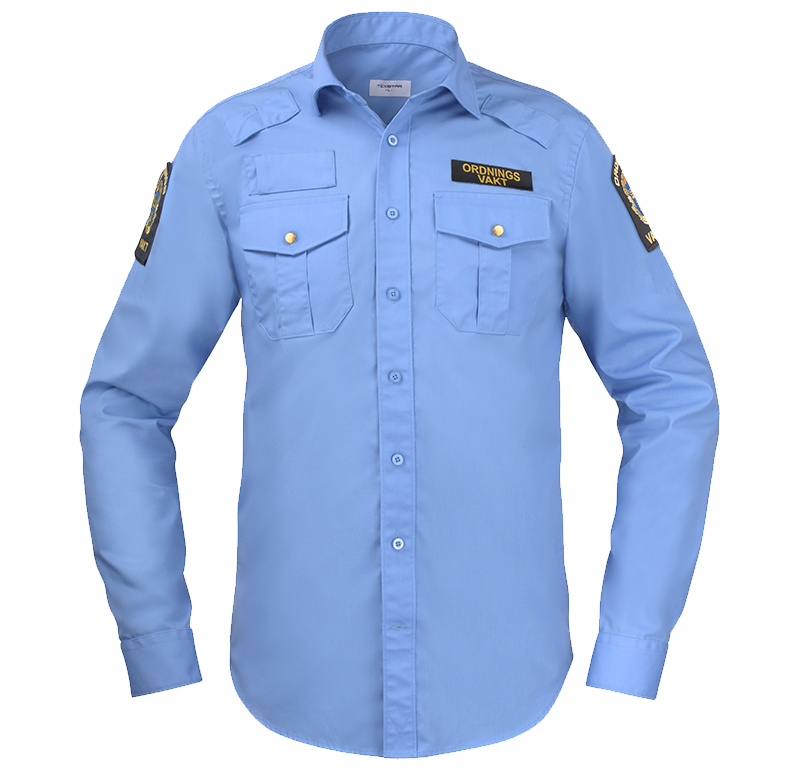 Skjorta Lång ärm HERR Ordningsvakt XXX-Large