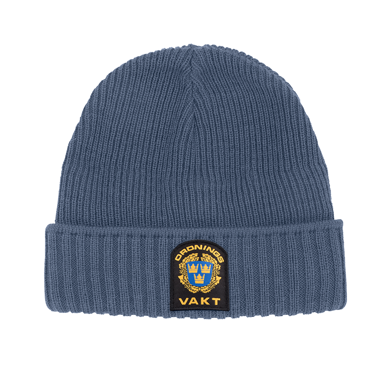 Stickad mössa Ordningsvakt