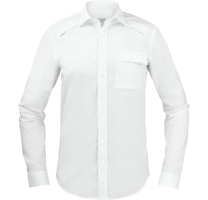 Skjorta lång ärm Väktare HERR VIT X-Small