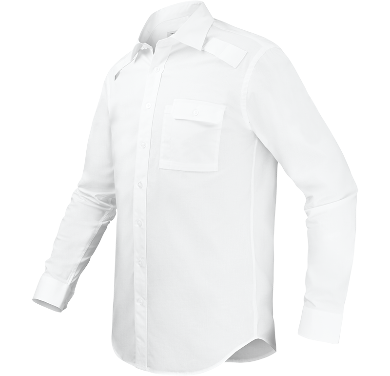 Skjorta lång ärm Väktare HERR VIT X-Small