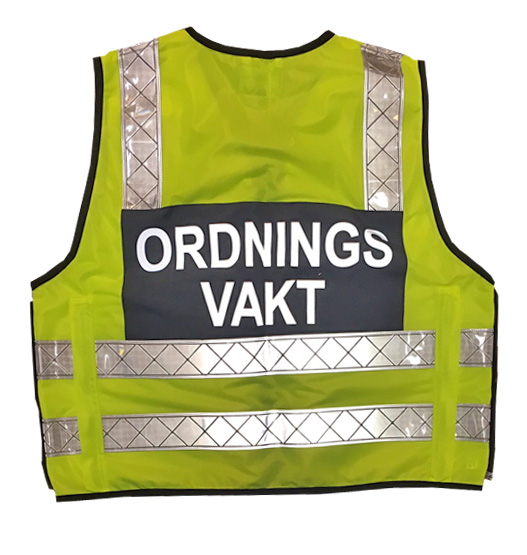 Reflexväst Ullharen T24B Ordningsvakt XX-Large