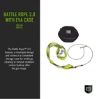 Battle Rope 2.0 with EVA case - .50 Cal