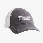 Established Garment Washed Trucker Charcoal/White