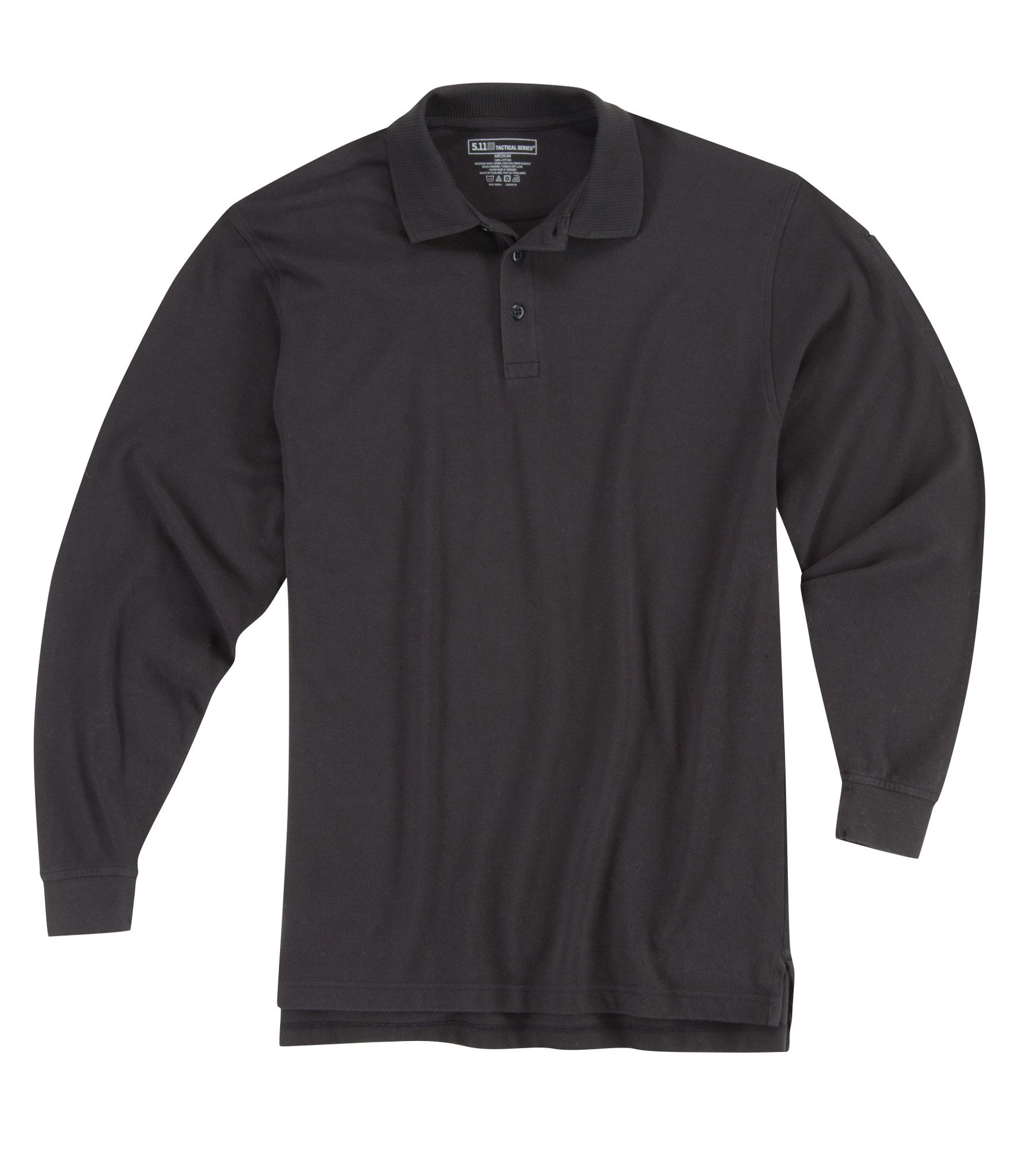 Professional Polo L/S Black X-Large