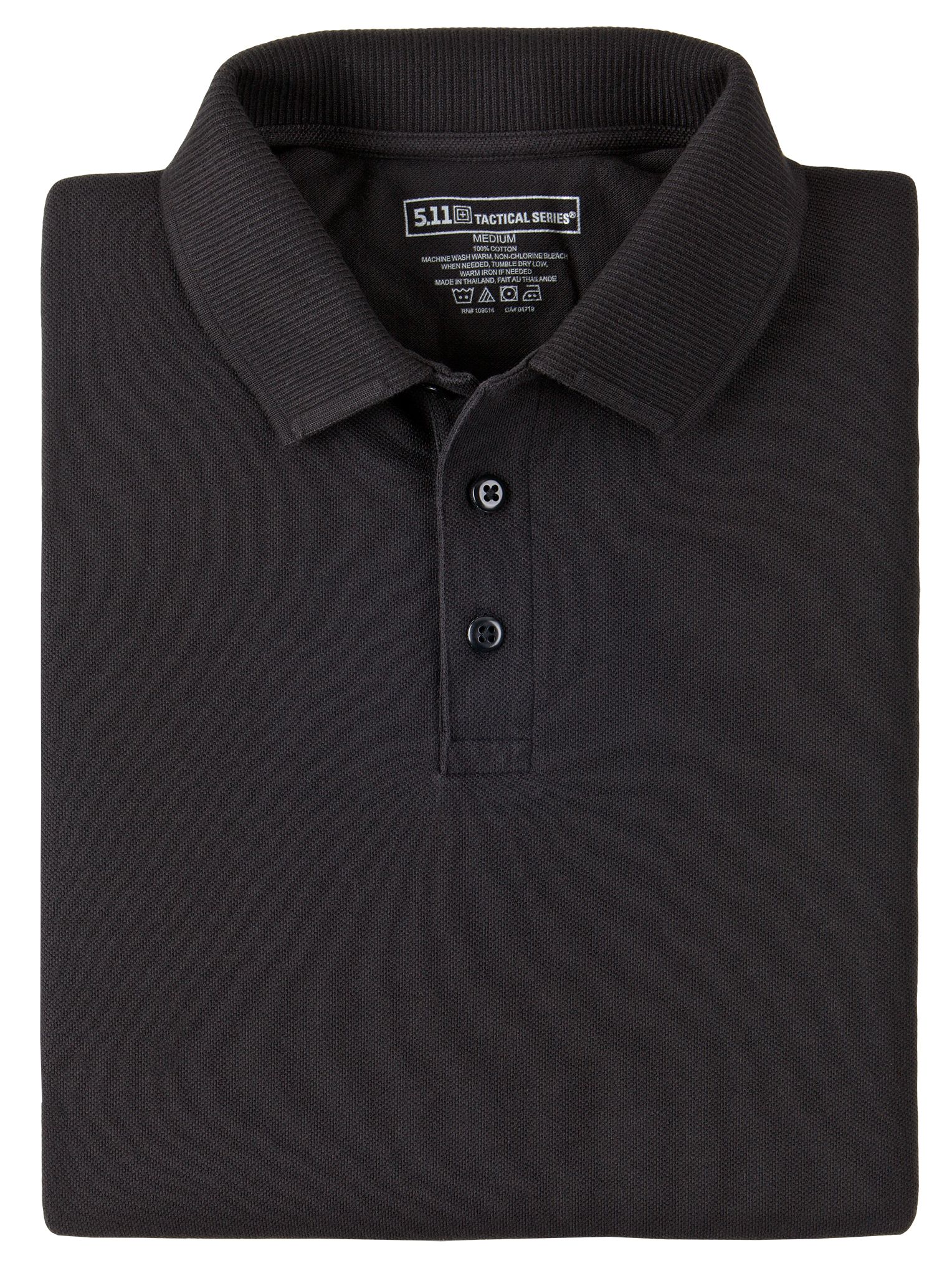 Professional Polo L/S Black X-Large