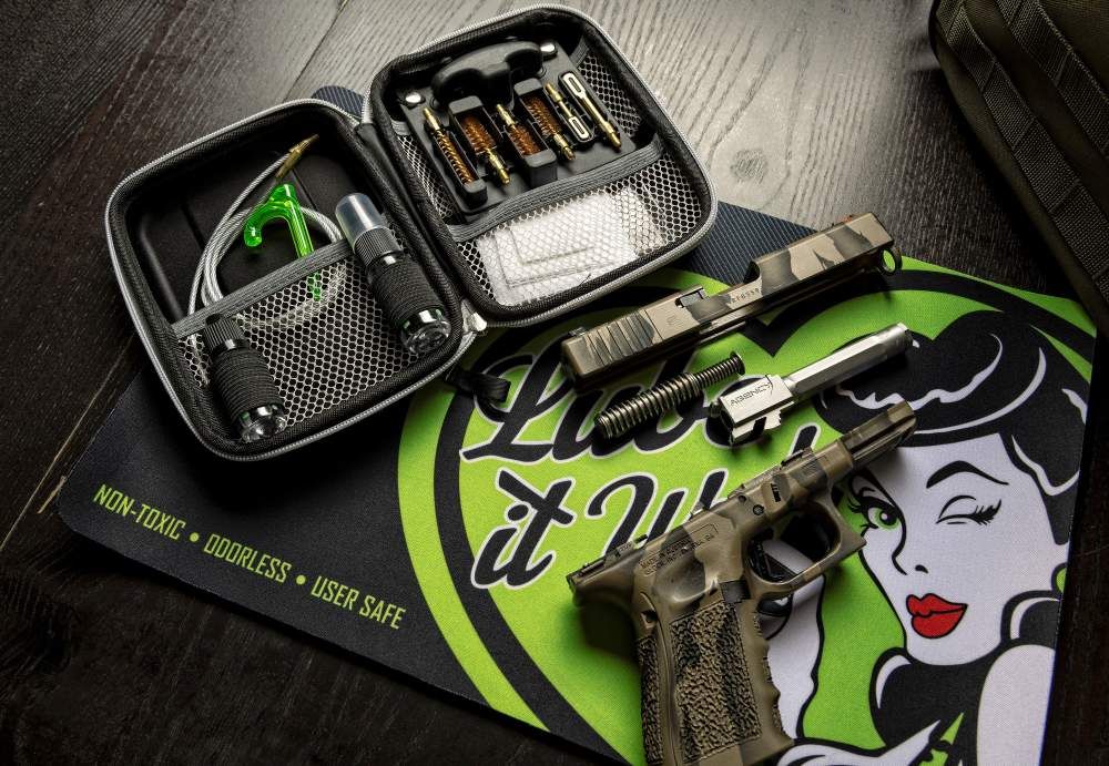 EVA CASE - CABLE PULL THROUGH CLEANING KIT (.223 CAL / .30 CAL / 9MM) - BLACK WITH GRAY TRIM