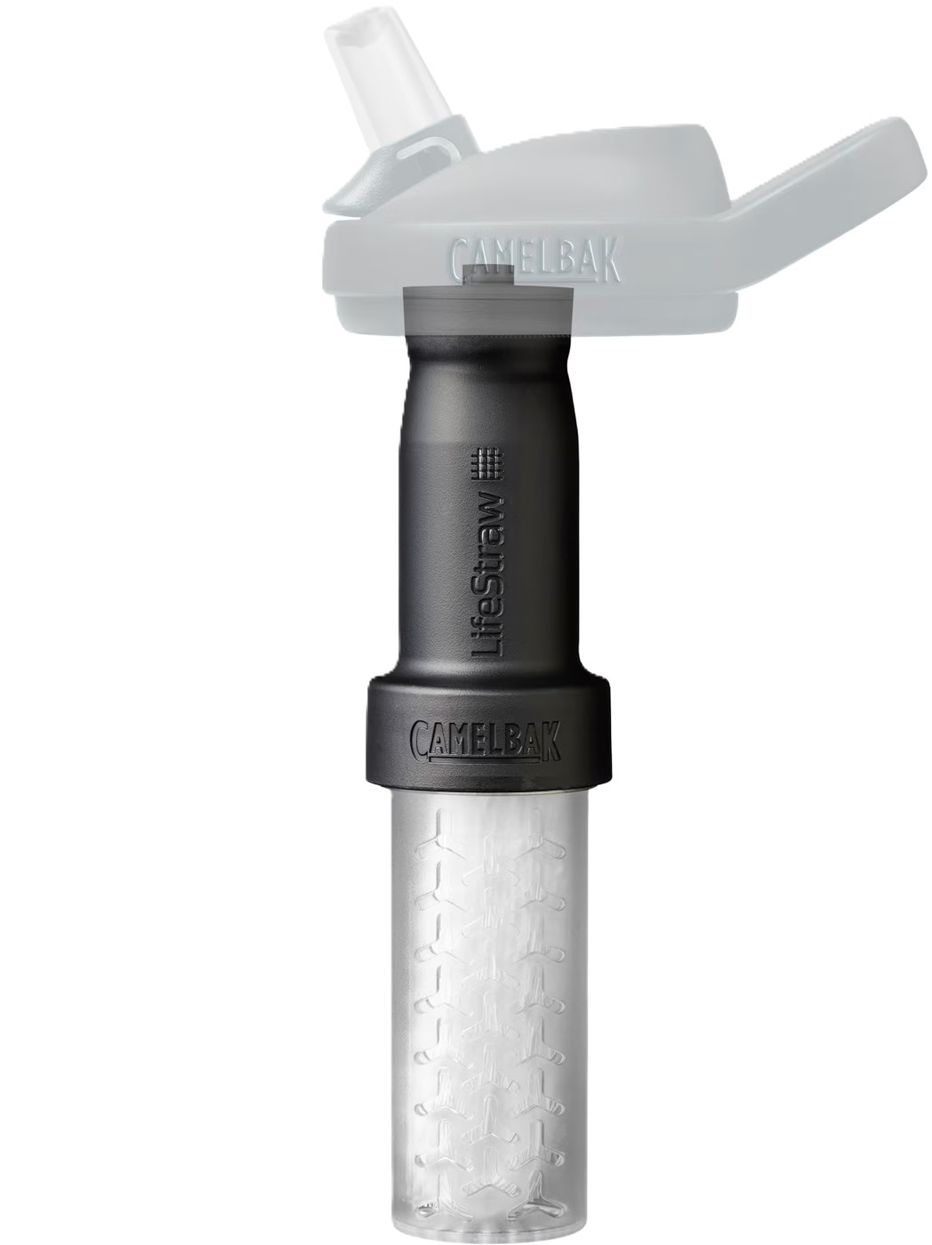 eddy+ 32oz SST Vacuum Insulated, LifeStraw Black