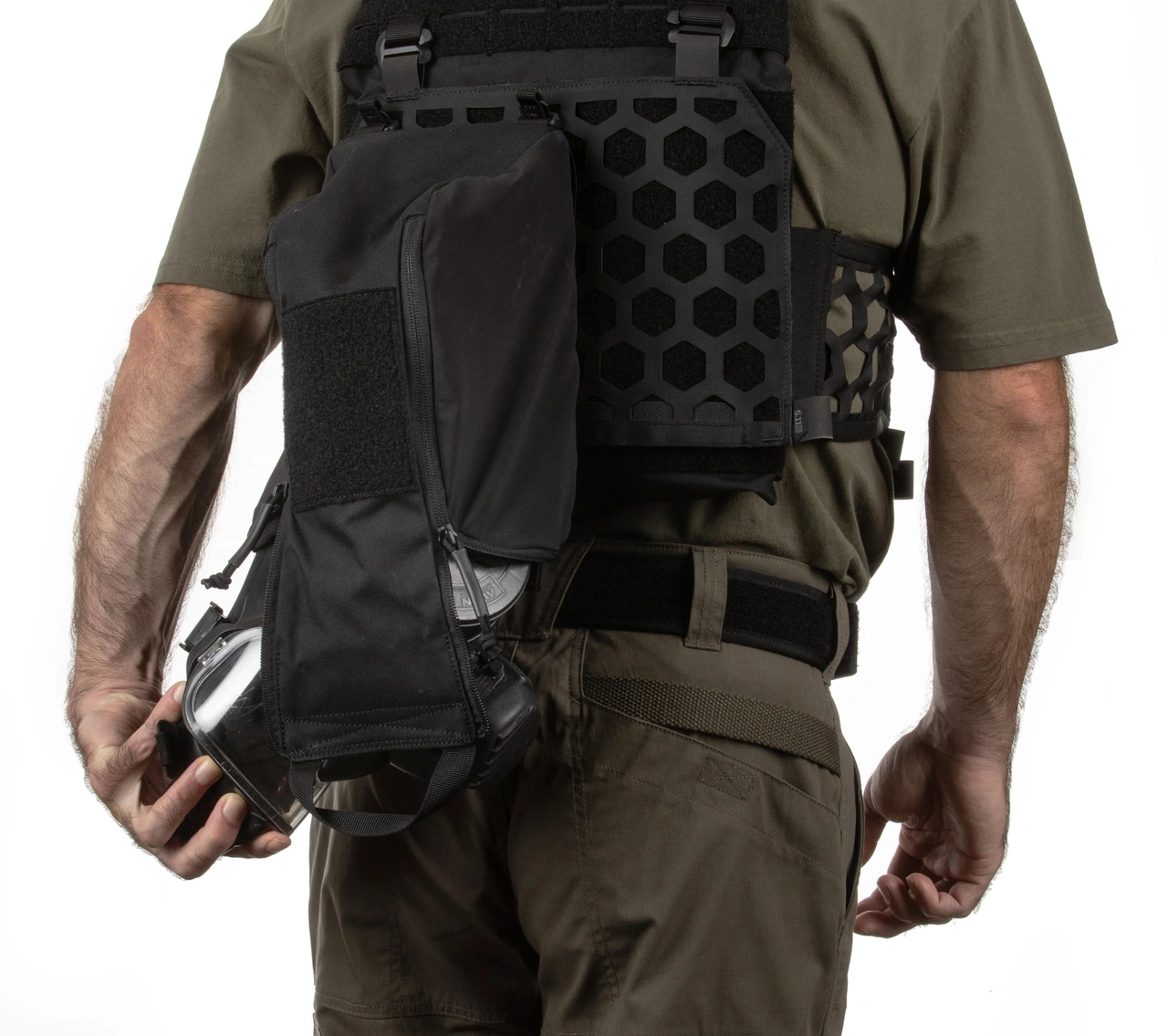 Flex Gas Mask Pouch Black