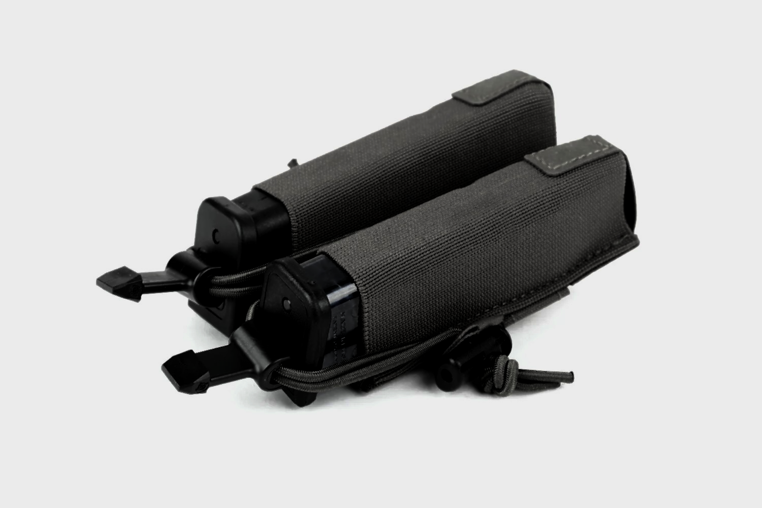 Mag Now, Double Pistol Mag Pouch, Bullets Flat Black