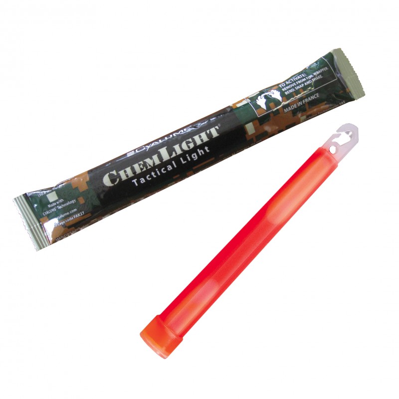 Cyalume Chemlight 6" Red Lightstick 12H