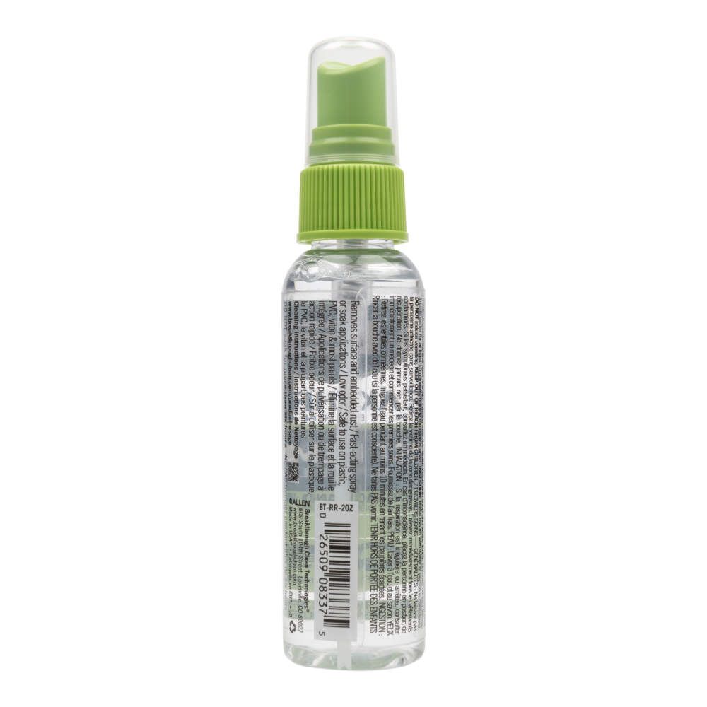 Breakthrough Clean Technologies® Rust Remover 2oz Pump Spray Bottle