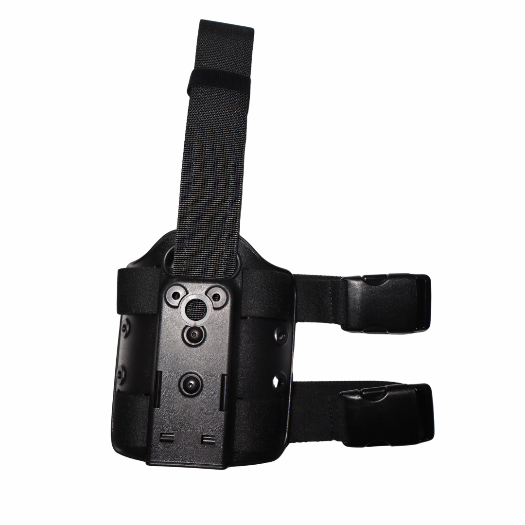 6004-6 Double Strap Leg Shroud Black