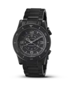 BEACHMASTER BLACKOUT - Sandblasted Gunmetal Grey PVD Bracelet