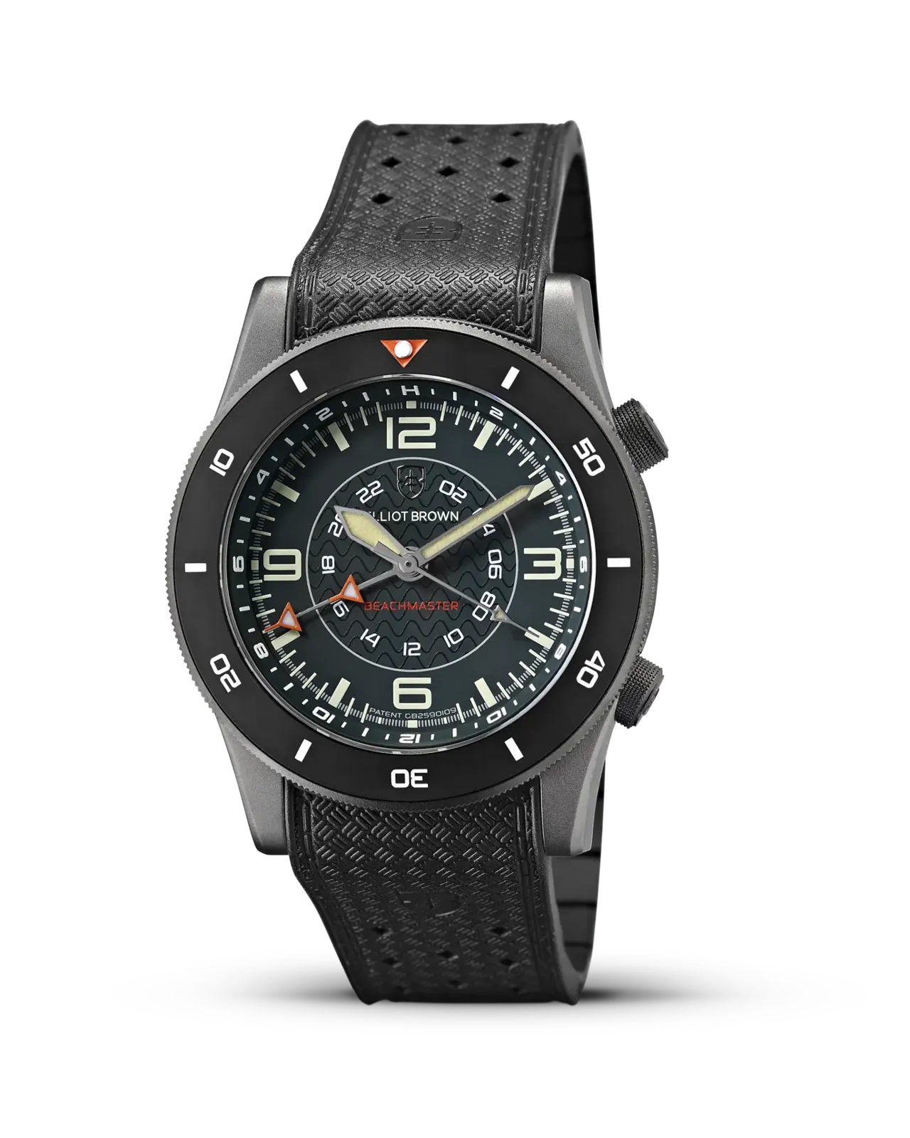 BEACHMASTER NIVO - Black Textured Rubber