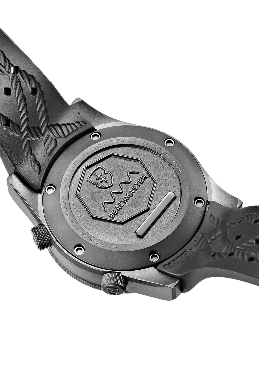 BEACHMASTER NIVO - Black Textured Rubber