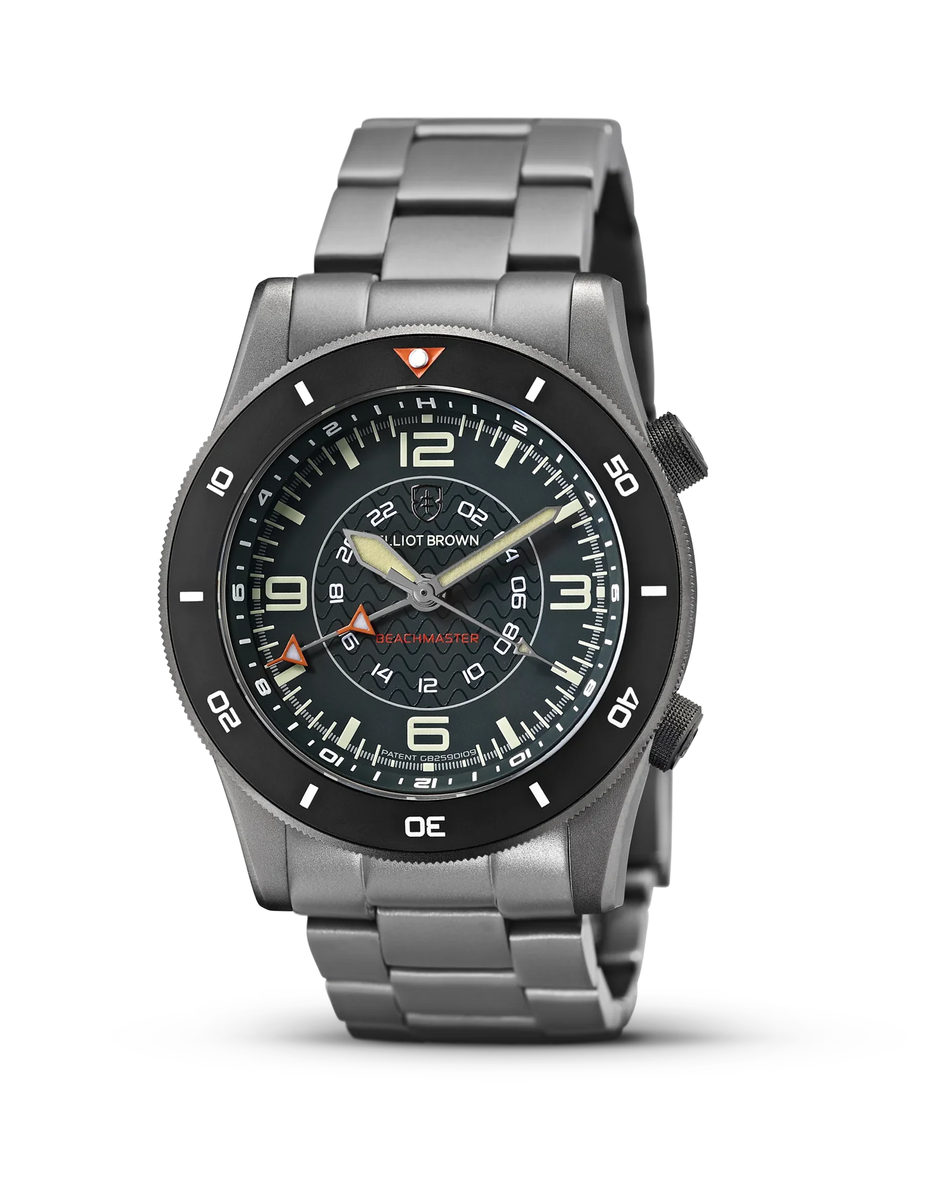 BEACHMASTER NIVO - Sandblasted Gunmetal Grey PVD Bracelet