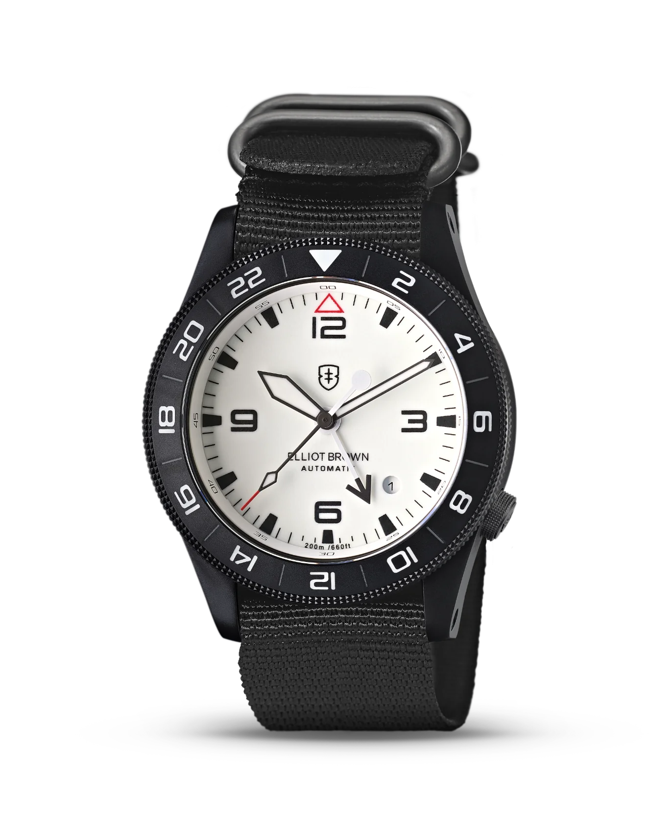 HOLTON AUTO GMT A24 BLACK WHITEOUT - Black Military Webbing
