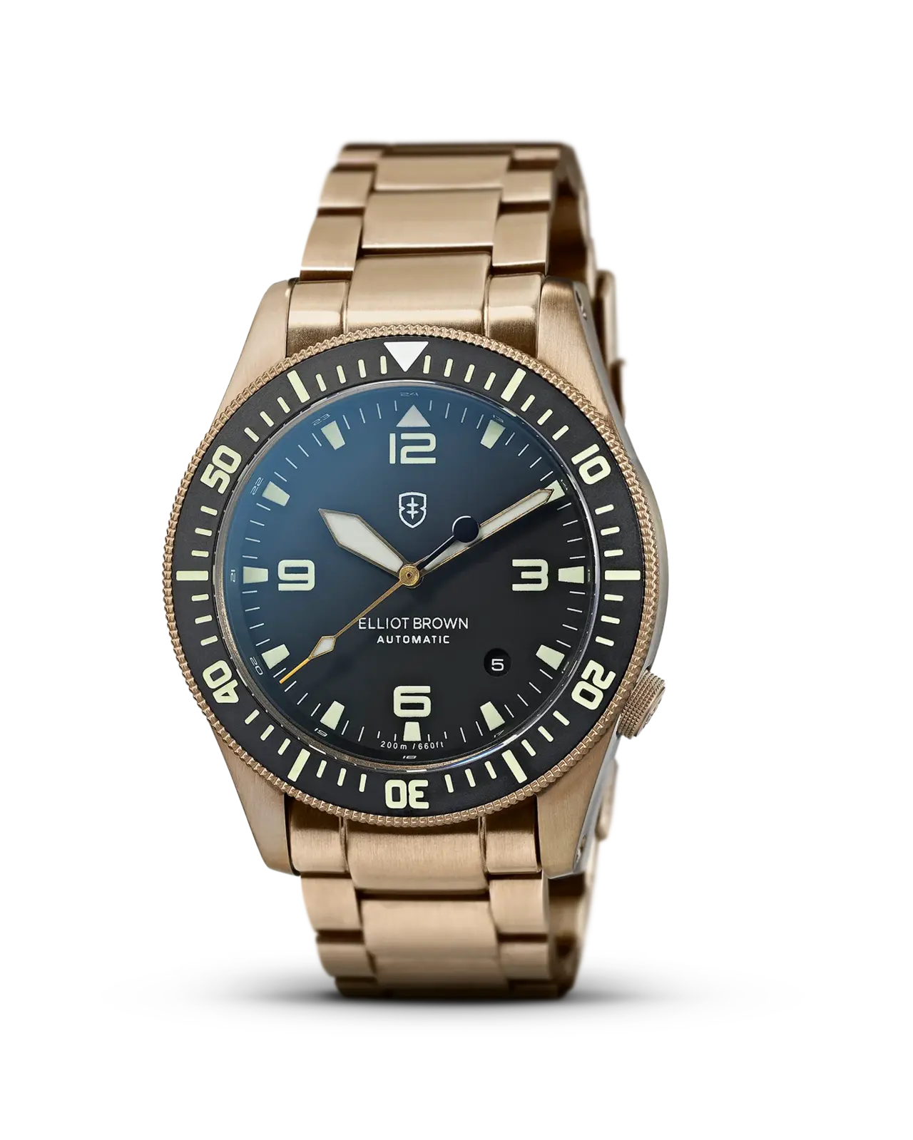 HOLTON AUTOMATIC A12 - IP Bronze Metal Bracelet