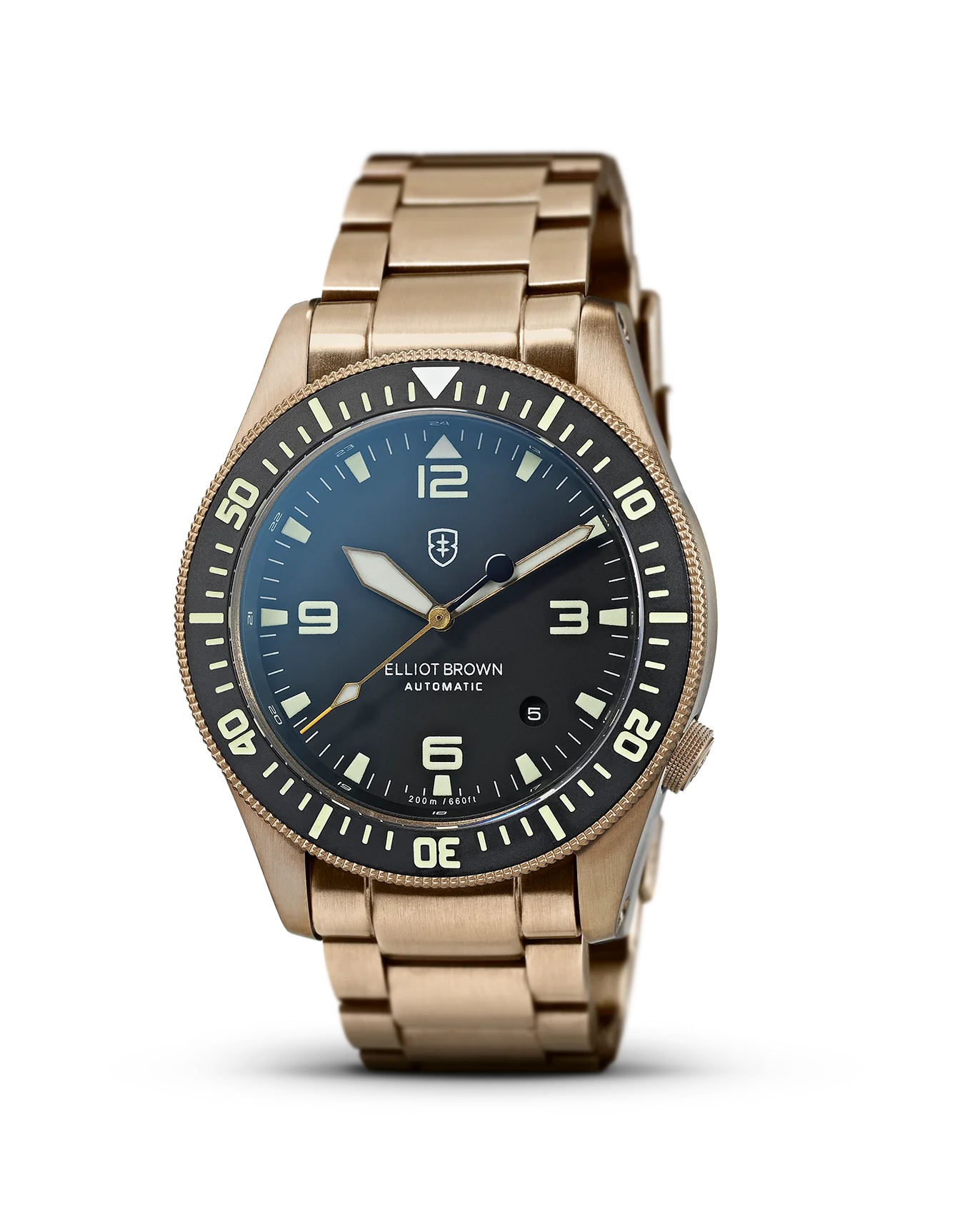 HOLTON AUTOMATIC A12 - IP Bronze Metal Bracelet