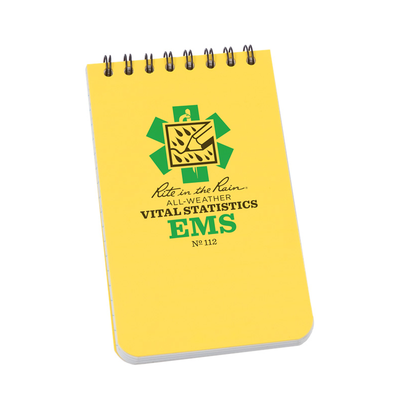 EMS Notebook Yellow/Green