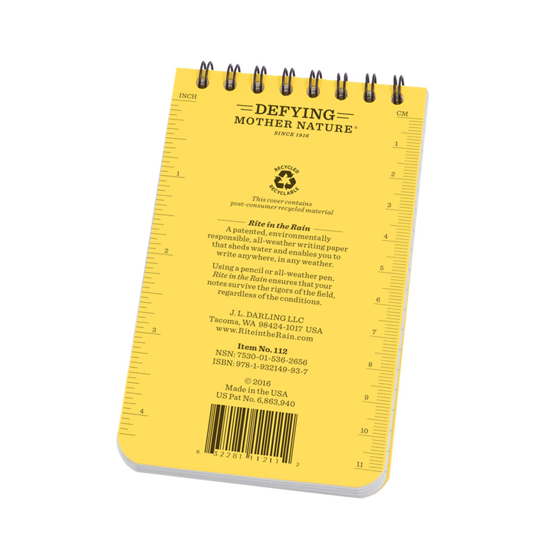 EMS Notebook Yellow/Green