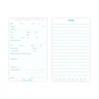 EMS Notebook Yellow/Green