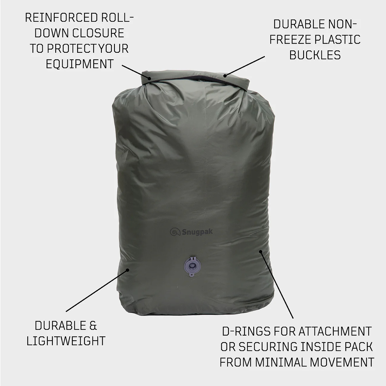 Dri-Sak with Air Valve WGTE 40L Olive