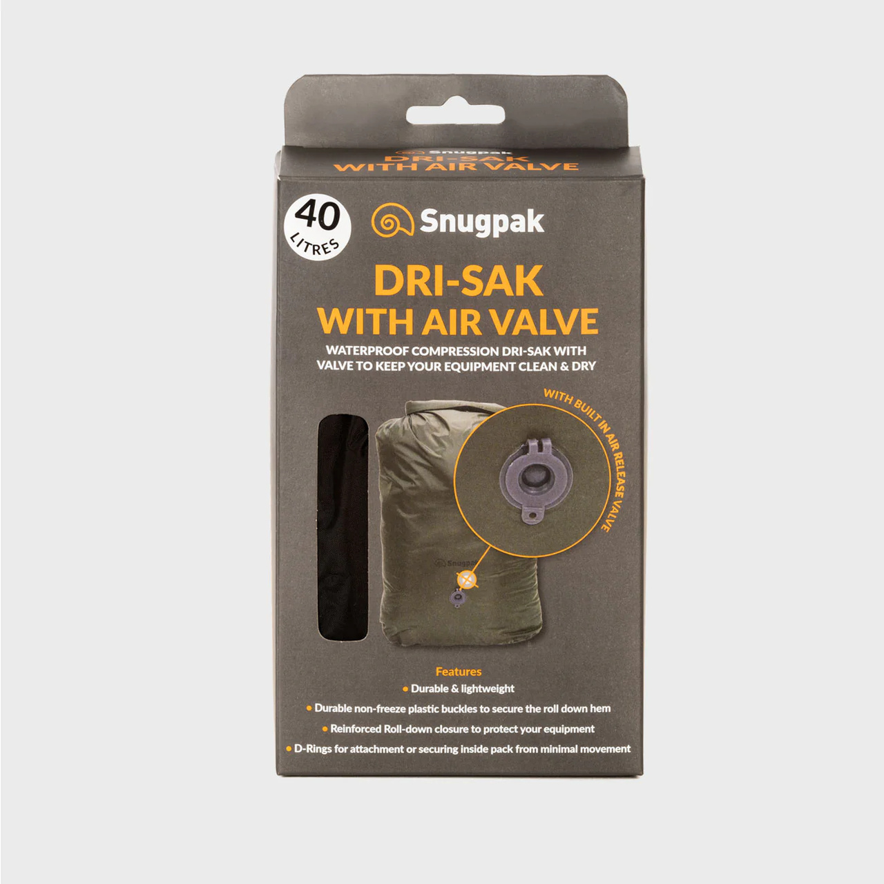 Dri-Sak with Air Valve WGTE 40L Olive