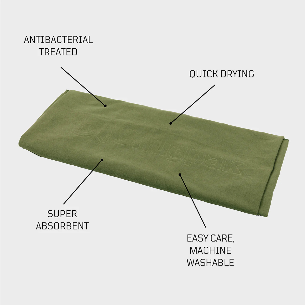 Head to Toe Towel Olive