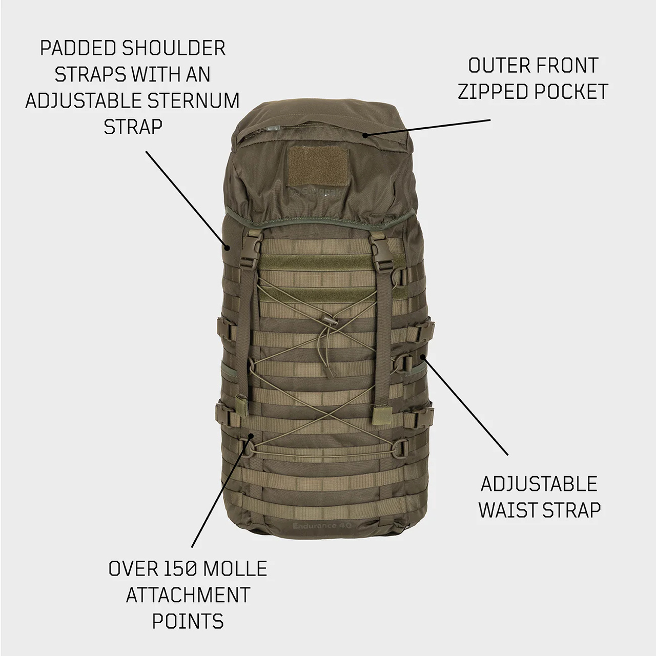 Endurance WGTE 40L Black