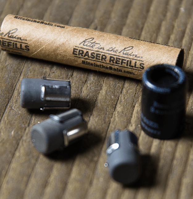 Pencil Eraser Refill 3-pack Black