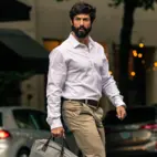 Mission Ready Dress Shirt Neck White 15.5" Sleeve 35"