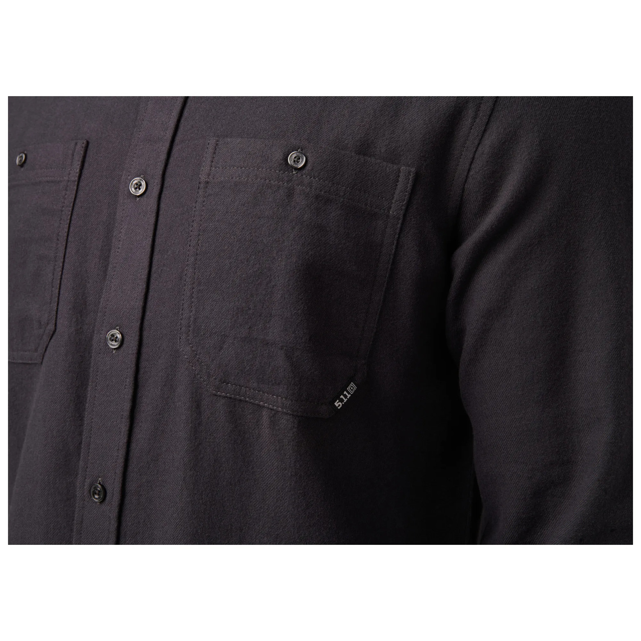 SILVERWOOD FLANNEL SLD LS - VOLCANIC M