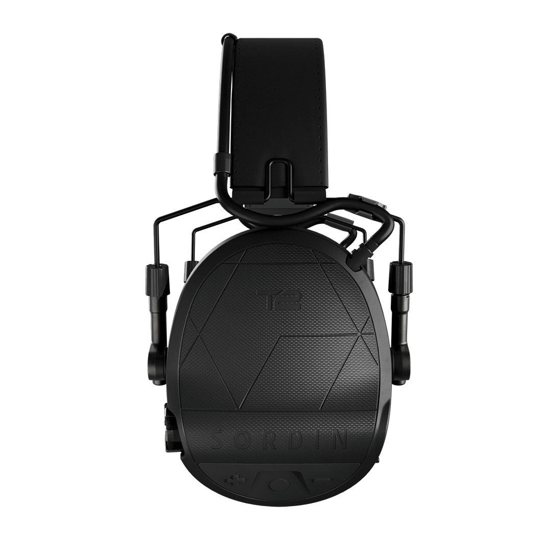 Sordin Supreme T2 - Black Headband leather Memory Foam