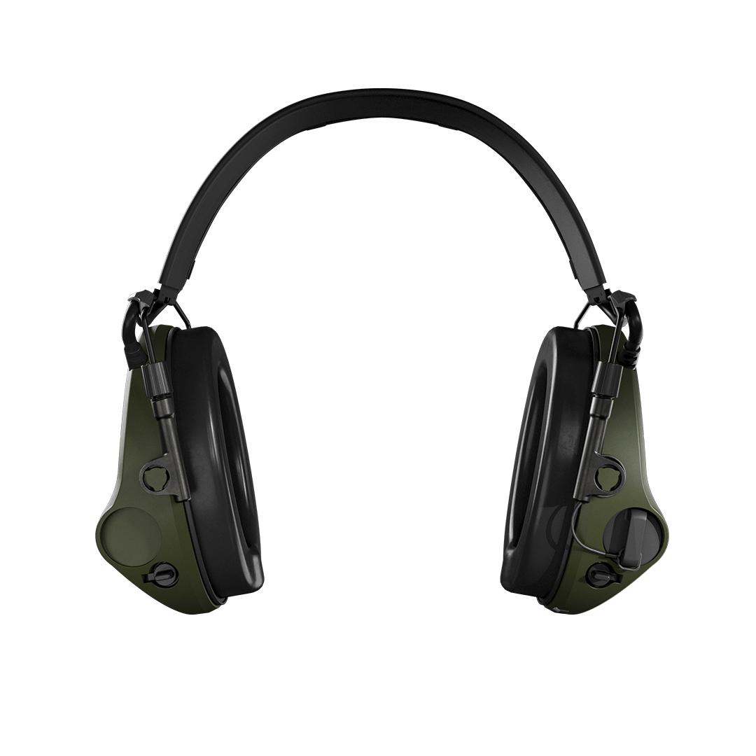 Sordin Supreme T2 - Green Headband leather Memory Foam