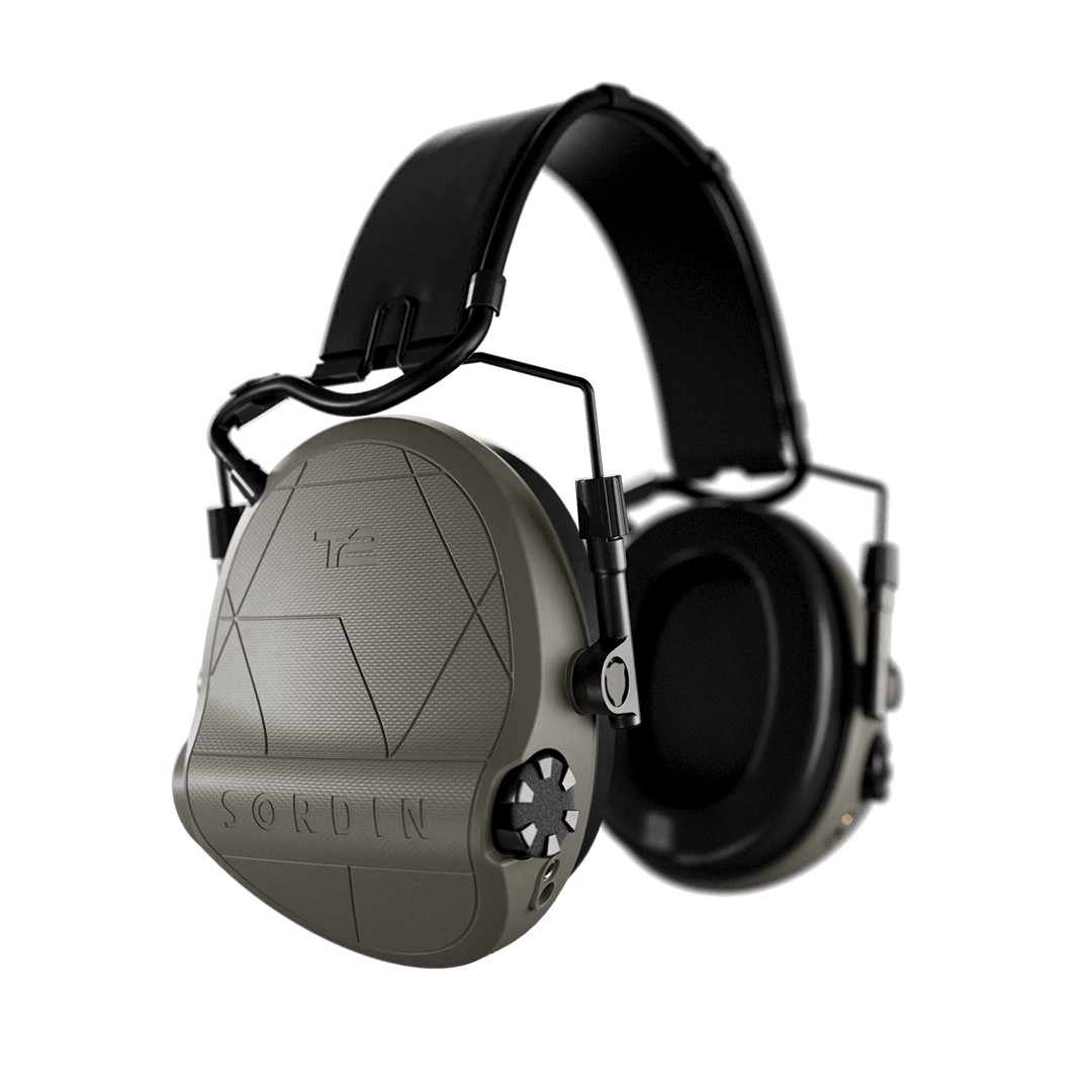 Sordin Supreme T2 - Tan Headband leather Memory Foam