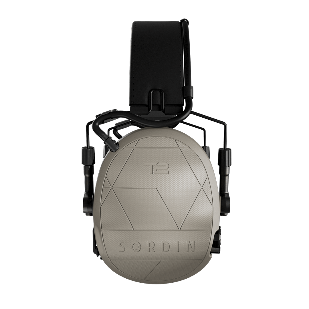 Sordin Supreme T2 - Tan Headband leather Memory Foam