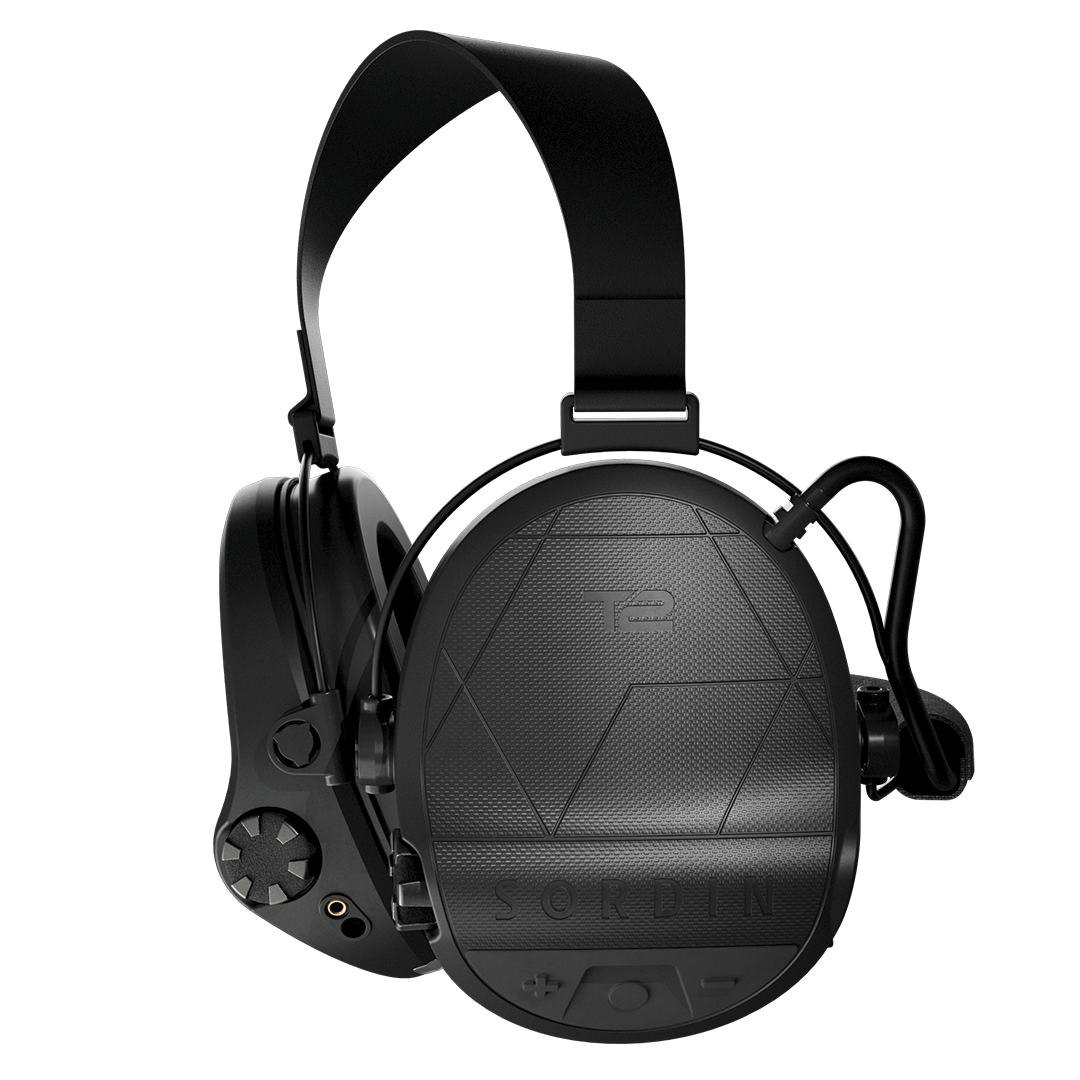 Sordin Supreme T2 - Black Neckband Memory Foam