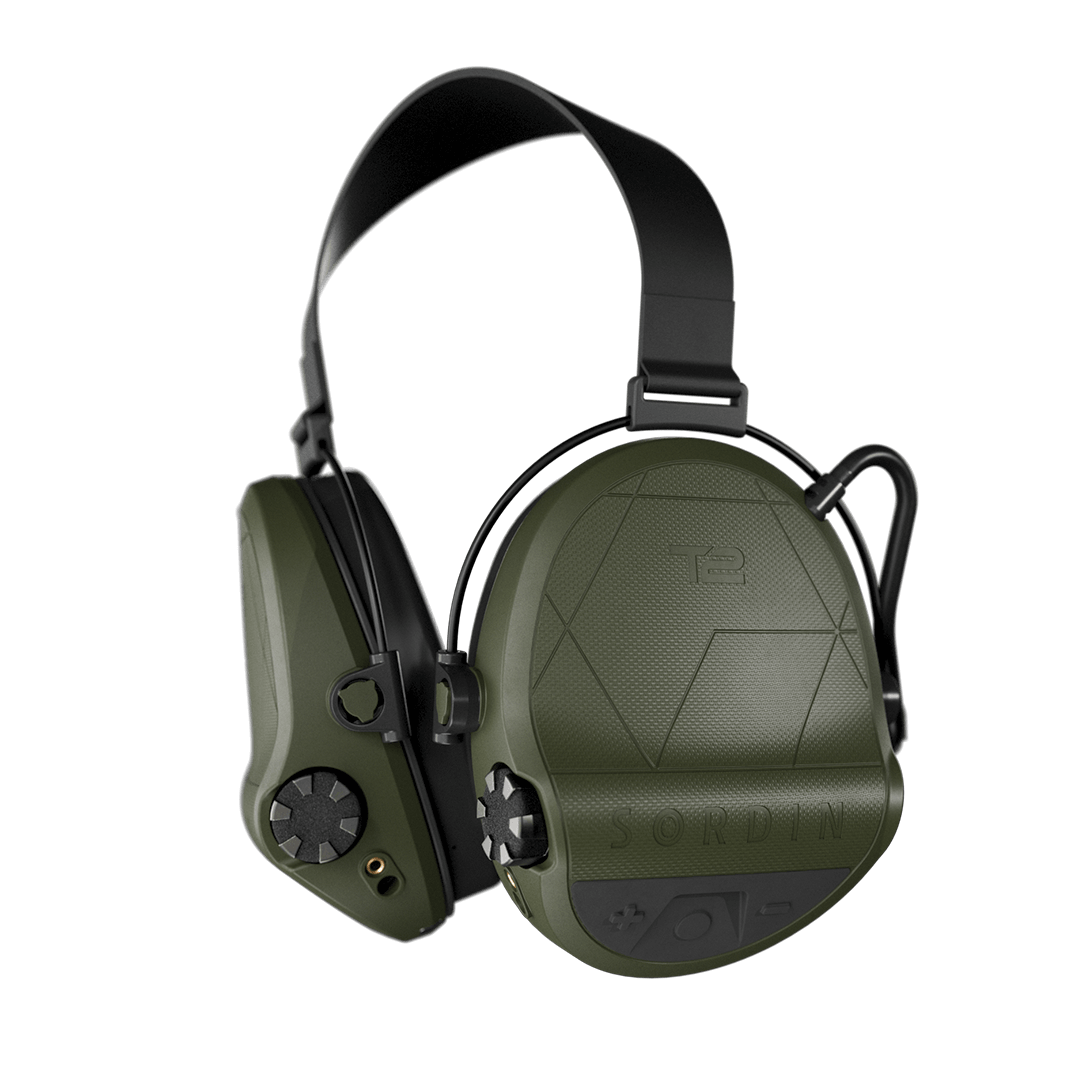 Sordin Supreme T2 - Green Neckband Memory Foam