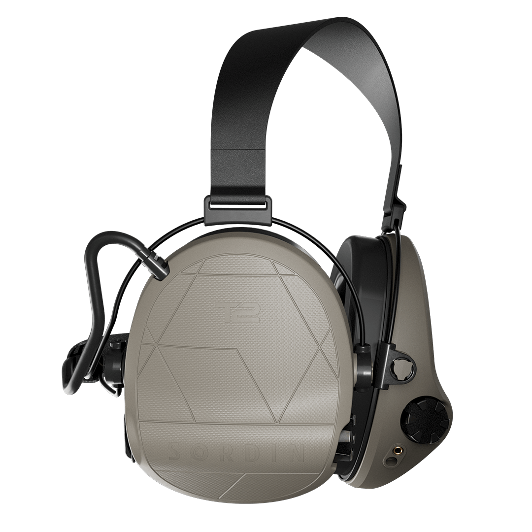 Sordin Supreme T2 - Tan Neckband Memory Foam