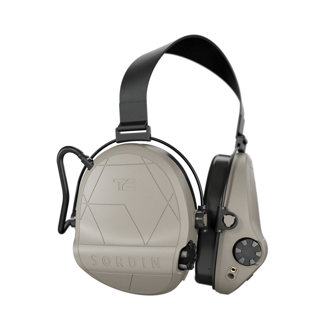 Sordin Supreme T2 - Tan Neckband Memory Foam