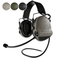 Sordin Supreme T2 CC - Tan Headband Leather Memory Foam