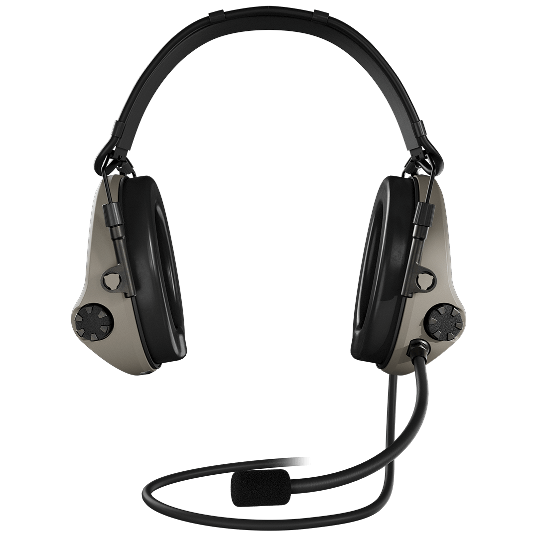 Sordin Supreme T2 CC - Tan Headband Leather Memory Foam