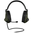 Sordin Supreme T2 CC - Green Headband Leather Memory Foam